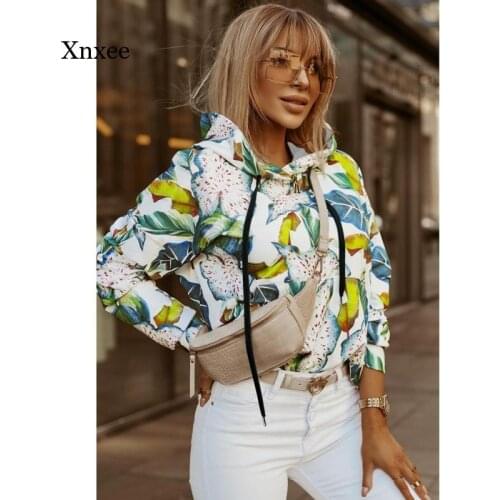 2021 O-Neck Print Hoodies Women Autumn Winter Long Sleeve Pullovers Leopard Casual Blended Sweatshirts Women Blous Mujer Clothes