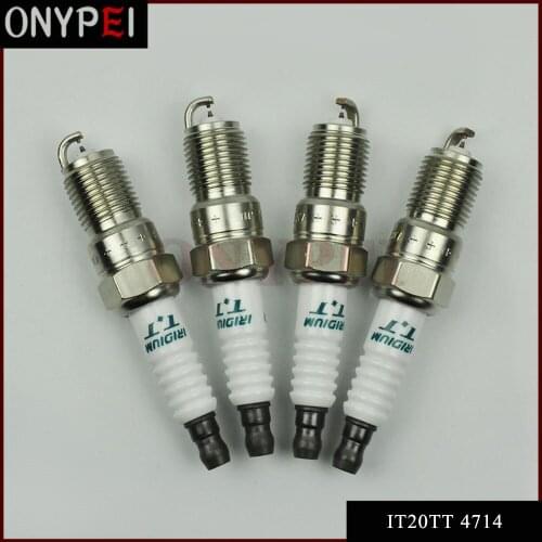 4pcs/lot Dual Iridium TT Spark Plug IT20TT 4714 For Ford Cadillac Chevy Mazda Mercury IT20TT-4714