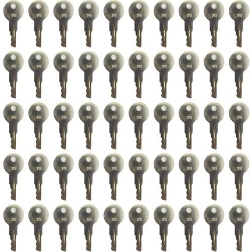 50 key For Compatible Equipment For Case, For Caterpillar, Champion, Ford,For Link-Belt