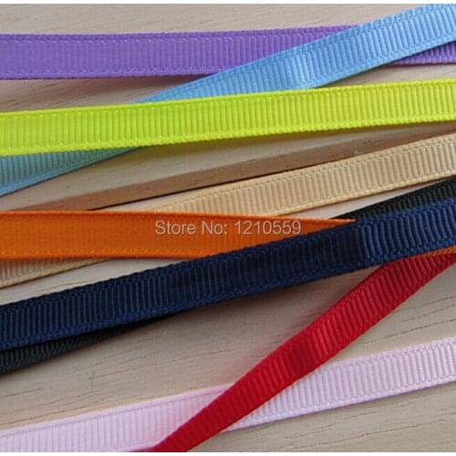 Solid Grosgrain Ribbon DIY Handmade Materials Clothing Accessories Gift Wrapping Ribbon