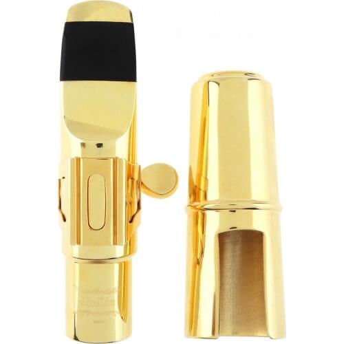 Alto bE/bB Saxophone Mouthpiece Goldplated Copper Brass Sax Mouth Size 6C 7C for Classical Jazz Music Saxophone Mouthpiece hot