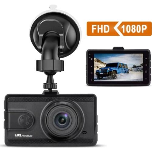 Car DVR Video Recorder Dash Camera 1080P Rear View Dual Lens 3.6 Full HD G Sensor Portable Cycle Recording Dash Cam Dashcam