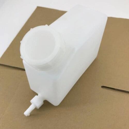 Ink Cartridge CISS Bulk Ink Tank ECO Solvent Dual Outlet 1.5L for Mutoh Roland Mimaki Litu GZ Taimes Titanjet Xenons Wit color