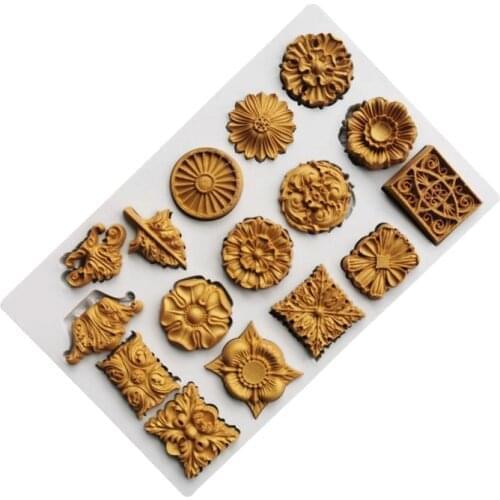 Flowers Silicone Mold Sugarcraft Chocolate Cupcake Baking Mold Fondant Cake Decorating Tools