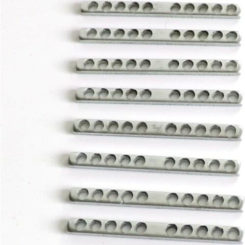 Guitar pickup parts 8pcs/Pack 50/52MM humbucker pickup spacer metal guitar pickup spacer bar