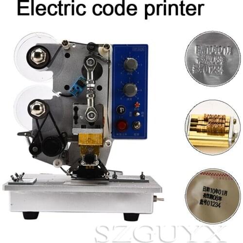 Electric ribbon coding machine Semi-automatic ribbon printing machine Production Date Food label Ribbon coding machine