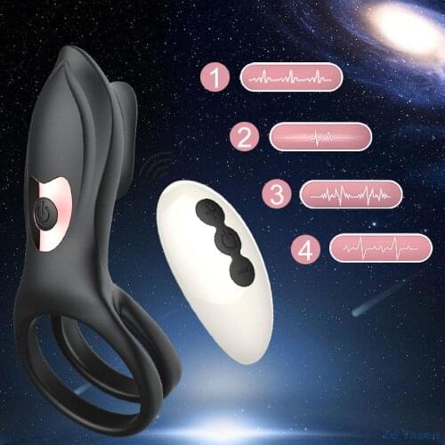 Penis Ring Delayed Ejaculation Locking Vibration Chastity Cagecouple Rings Flirting Clitoris Stimulation Cock Ring Male Sex Toys