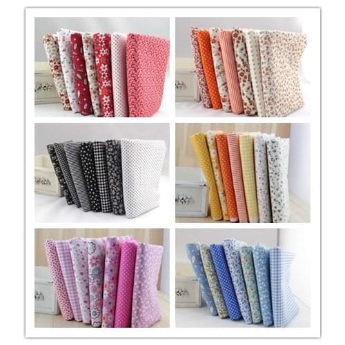 50cm*50cm/Piece,A Set of 7-Color,Cotton Cloth,Handmade DIY Cloth,Doll Garment Material,Splicing Material,fabric,baumwolle stoff