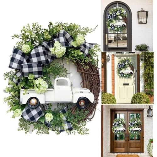 Non-metal deviss Wreaths On The Door