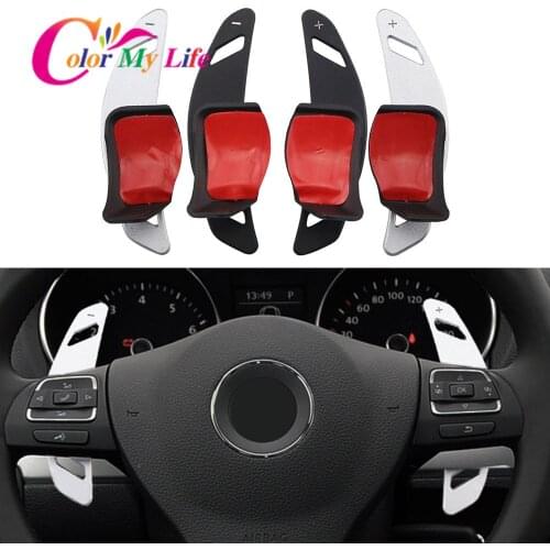 2020 New Styling Car Steering Wheel Shift Paddles for Volkswagen VW Golf 6 MK6 GTI Jetta MK5 Polo Passat B6 CC Scirocco R36 R20