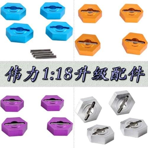 RC A580040 Aluminum Wheel Hex 12mm Driver Fit WLtoys 1:18 A949 A959 A969 A979 k929