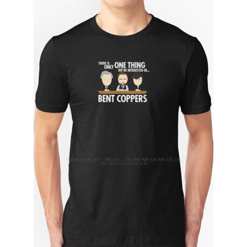 Line Of Duty Bent Coppers T Shirt 100% Pure Cotton Big Size Line Of Duty Bent Coppers Bent Coppers Steve Ted Kate Ac 12 Ac12