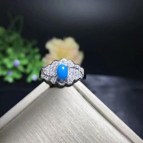 925 Silver, silver, white, natural turquoise rings. Adjustable ring Fashion style A delicate ring Giving gifts to loved ones and
