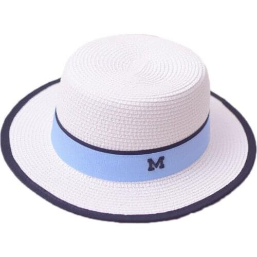 New 2020 Summer children straw sun hat girls sun hat women sunscreen hat kids Beach sun hat children panama hat