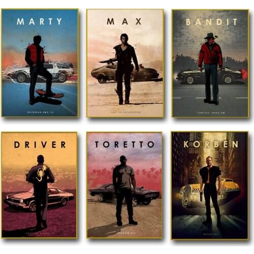 Modern Figure Art Movie Star Canvas Art Painting Wall Art Poster Prints Wall Pictures for Living Room Home Wall Cuadros Decor