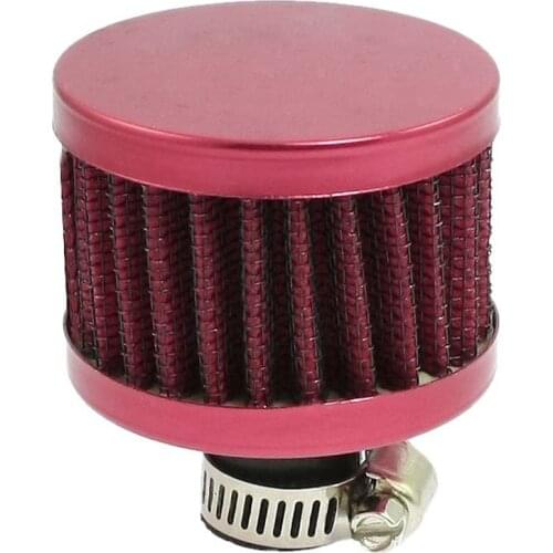 TOYL 12mm Oil Crankcase Valve Breather Air Filter Fuchsia