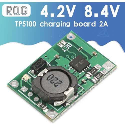 TP5100 double single lithium battery charge management compatible 2A rechargeable lithium plate