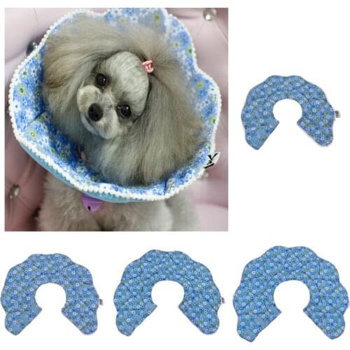 Comfortabe Printing Pet Elizabethan E-collar Wound Protection Cone - XL