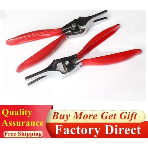 Universal Angled Auto Fuel Vacuum Line Tube Hose Remover Separator Pliers Vehicle Repair Tool Crank Seal Disassemble Fuel Pipe