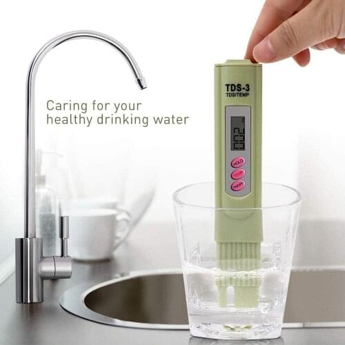High Accurate TDS-3 Handheld TDS Meter With LCD Display For Water Quality Purity 0-9999 PPM Filter Measuring Tools Analyzer