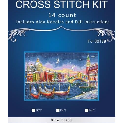 Top Quality Beautiful Lovely Counted Cross Stitch Kit Similar DIM dmc anchor seaport