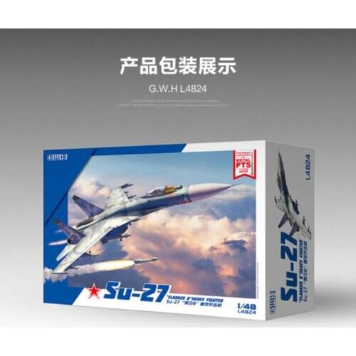 Great Wall Hobby L4824 1/48 Russian Su-27 "Flanker- B" Heavy Fighter - Scale Model Kit