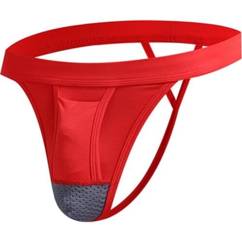 3pcs Men Jockstraps Cotton underwear Sexy men string bikini briefs cuecas calzoncillos hombre slip Cotton mens panties Fast ship