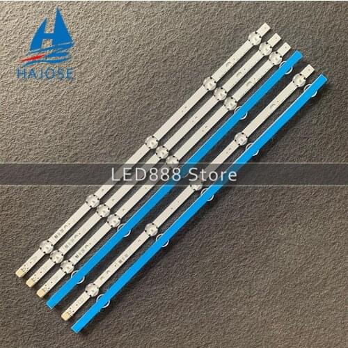 LED Backlight strip 5 lamp For VESTEL 490DRT VNB A-TYPE B VES490UNDS 49L3753DB 49HE4000 JVC LT-49C770(A)