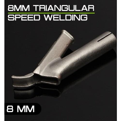 8mm Triangular Speed Welding Nozzle Triangular Welding Tip For Polypropylene Polythene Plastic Welding
