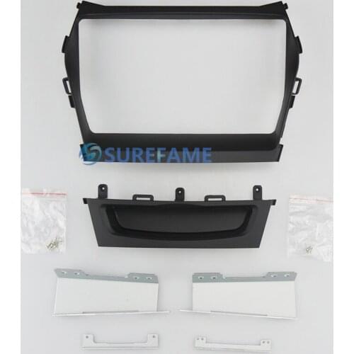 9 inch Car Fascia Radio Panel for HYUNDAI iX-45 ix45, SantaFe 2012+ Dash Kit Install Facia Bezel Adapter Plate 9inch Console