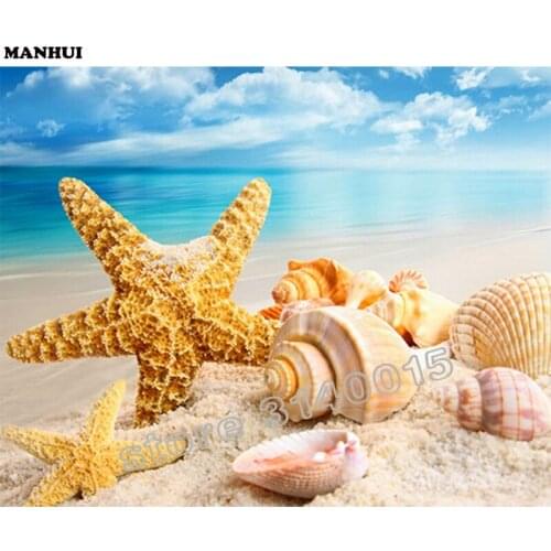 Diamond Painting Starfish picture 3D DIY Diamond Embroidery Sale Embroidered With Rhinestones For Home Decoration BCD396