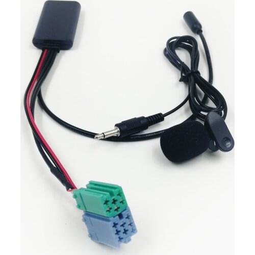 Car Factory Stereo Bluetooth 5.0 Audio Music Adapter Phone Call Handsfree AUX-IN ISO 6Pin for Renault Radio Updatelist