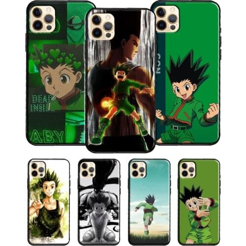 Gon Hunter X Hunter Anime Phone Case For iPhone 11 Pro Max 12 Mini X XR XS Max 6S 7 8 Plus SE 2020 Soft TPU Cover