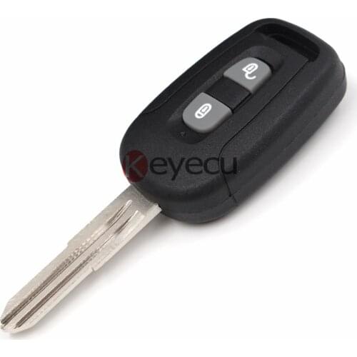 KEYECUNew Uncut Keyless Remote Key Fob 2 Buttons 433MHz ID46 Chip for Chevrolet Captiva