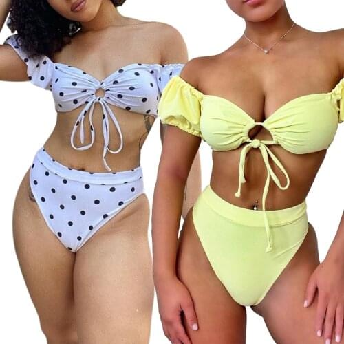 Hirigin Polka Dot Swimwear