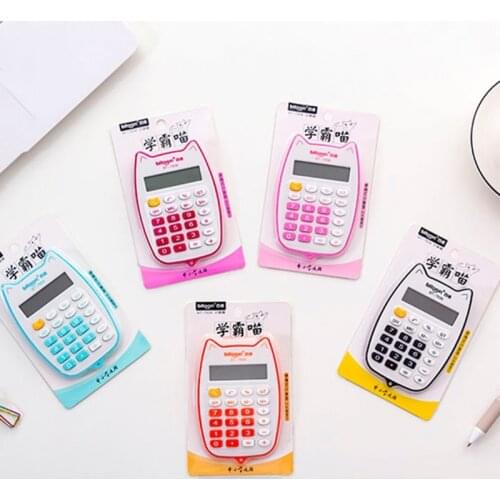Basic Standard Calculators Mini Digital Desktop Calculator 12-Digit LED Display 1 x AAA Battery Powered Smart Calculator