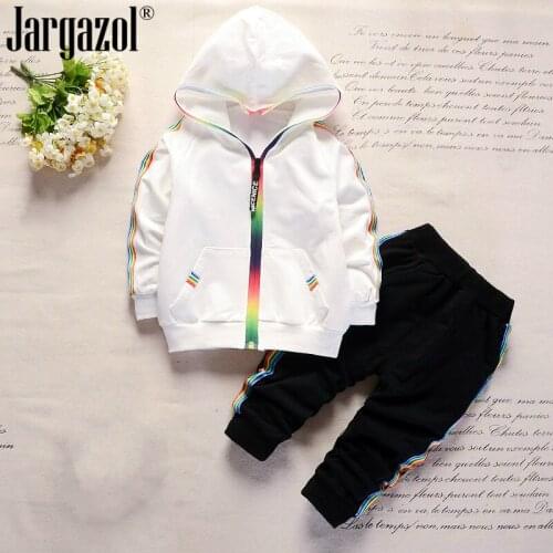 2019 Spring Boys Clothes Set Long Sleeve Tracksuit for Kids Boys and Girls Clothing Sets Children Baby Boy Jacket and Pants Sets