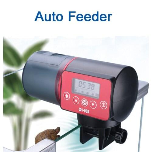 Auto Fish feeder Electrical Plastic Fish Timer Feeder Home Aquarium Food Feeding Portable Fish Feeder Tools
