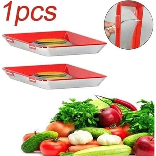 Creative Vacuum Fresh-keeping Tray Food Preservation Tray Healthy Kitchen Tool Food Container Storage Tray