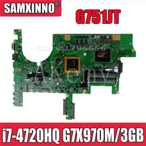 4 MB_0M/I7-4720HQ/AS GTX970M 3GB 90NB06M1-R00040 Mainboard For Asus ROG G751JT G751JY G751JL G751J G751 laptop motherboard