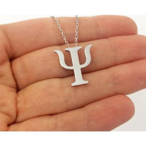 Ufine Psi Symbol fashion Greek Letter Psi shape pendant Necklace cooper high quality pendant necklace N2146
