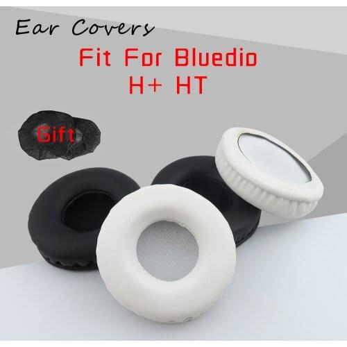 Earpads For Bluedio HT H+ Headphone Earpads Replacement Headset Ear Pad PU Leather Sponge Foam