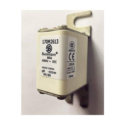Fuses: 170M2612 63A 690V / 170M2613 80A / 170M2614 100A / 170M2615 125A 690V aR