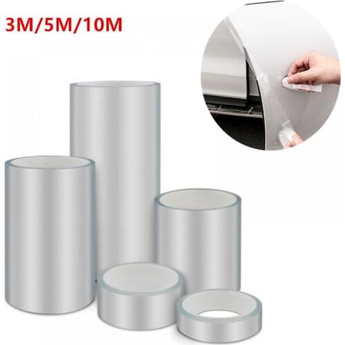 Transparent Car Stickers Protector Car Door Sill Sticker Scratchproof Stickers Protector Nano Tape Auto Bumper Strip Car Protect