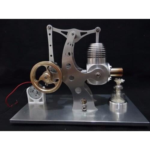 Handmade Miniature Stirling engine model quality steam engine machine model birthday gift