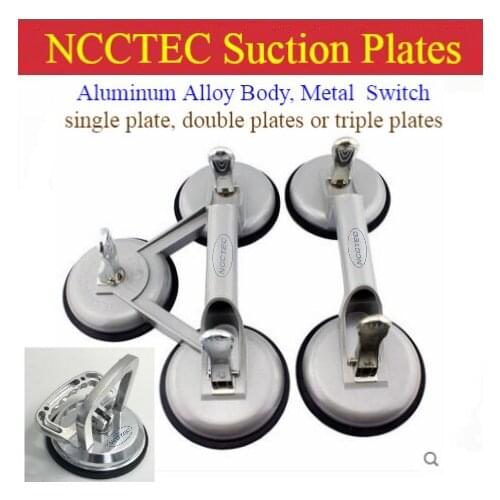 Aluminum alloy glass tiles marble hand-held hand clamp suction plates to carry granite countertop/single double or triple plates