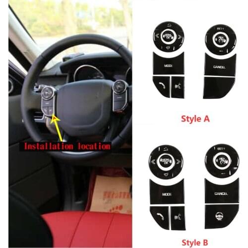 For Land Rover Discovery 5 Range Rover Sport Vogue Car Steering Wheel Button Sticker Protection Patch Car Interior Accessories