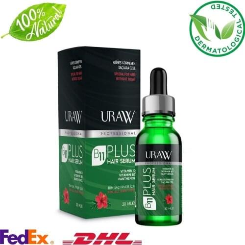 B11 Plus Serum URAW 30ml Vibrant Lush and Well-Groomed Hair FAST DELIVERY