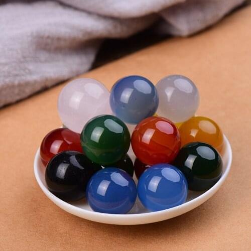 100% Natural Crystal Ball Energy Polished Very Beautiful Reiki Healing 20mm Gemstones Raw Healing Stone Minerales DIY Gifts 1PC