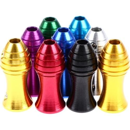 25mm Aluminum Alloy Tattoo Machine Gun Professional Fish Shape Tattoo Handle Grip Tattoo Machine Supplies Handle Gun Tube 9Color